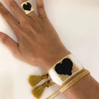 Браслеты Go2boho Миюки, Мексиканский браслет в форме сердца, подарок для женщин, ювелирные изделия, 2021, модные плетеные японские бусины ручной работы