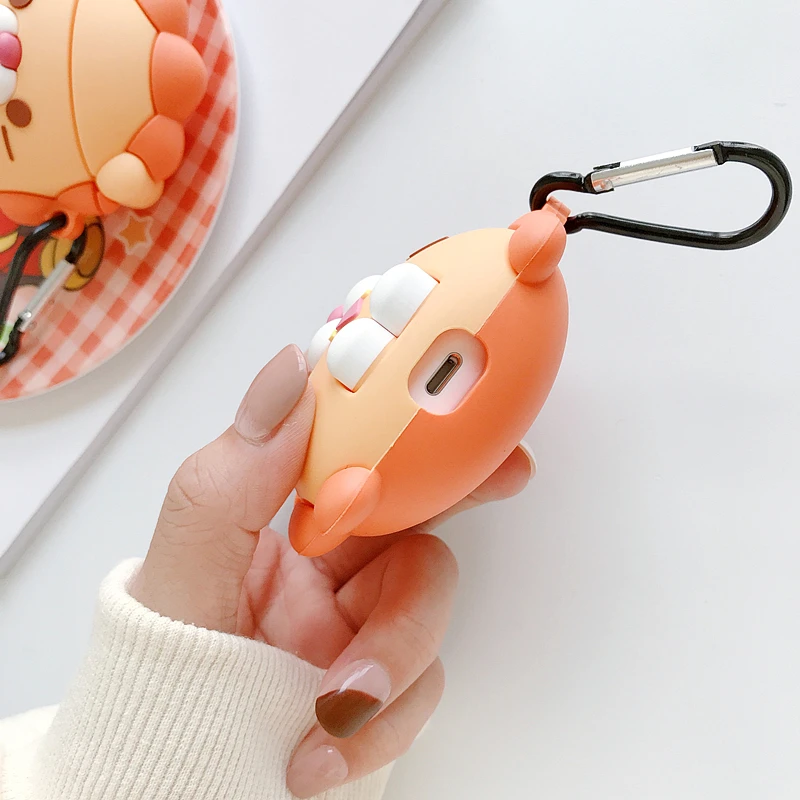 Чехол Kawaii Little lion для Freebuds 3 силиконовый защитный чехол Huawei аксессуары наушников |
