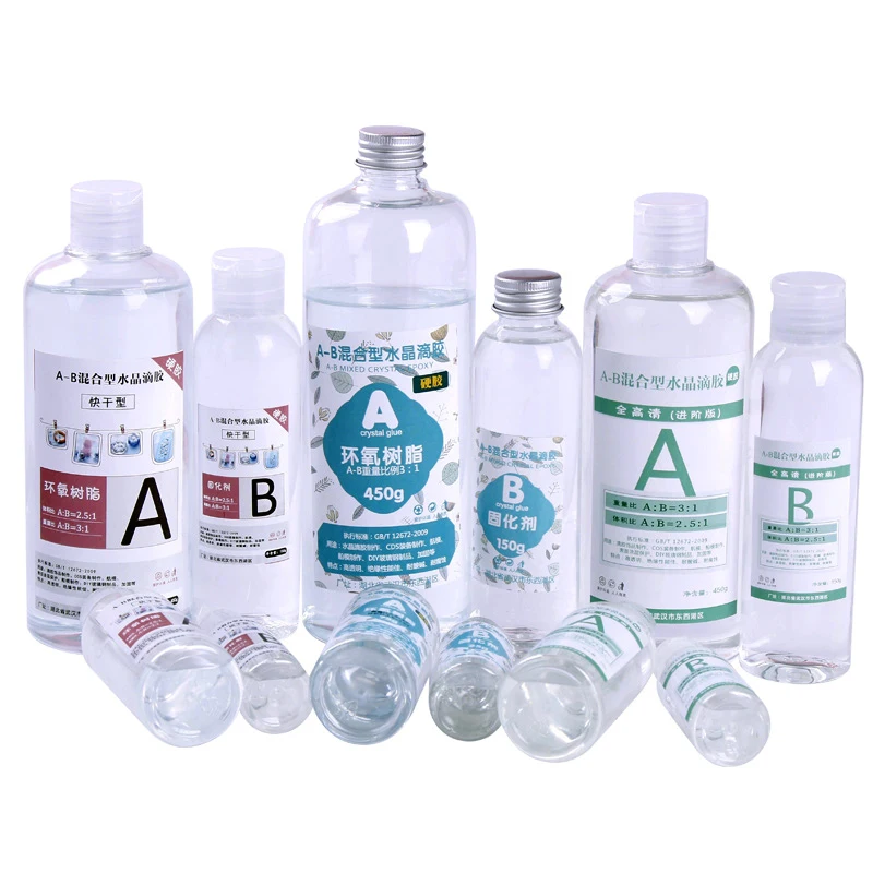 Прозрачная смола эпоксидная защитная пленка высокой прозрачности AB Крей форма