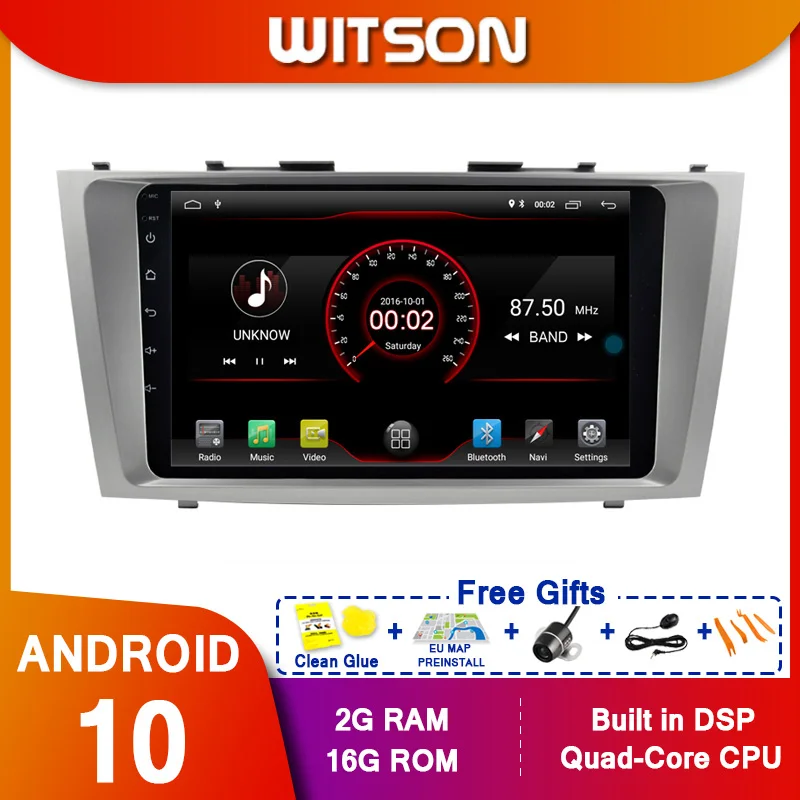 WITSON 9 &quotFULL HD сенсорный экран Android 10 0 Восьмиядерный Автомобильный GPS