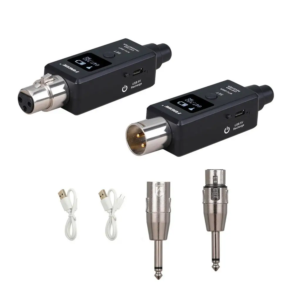 

2.4 GHz Wireless Microphone System Rechargeable Transmitter/Receiver Set Wireless System With Built-in Power Supply Wireless