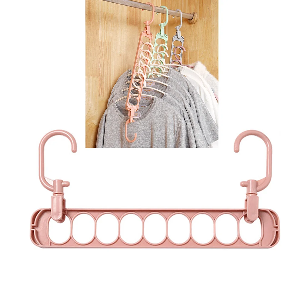 Многослойная ветрозащитная пластиковая вешалка для одежды 9 колец органайзер