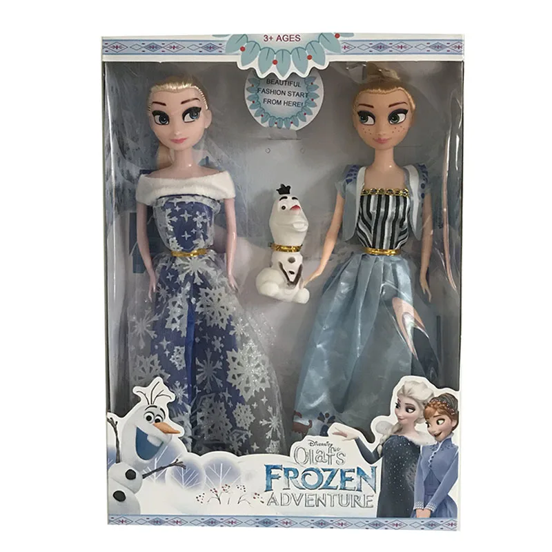 Disney 3 шт./компл. 11 5 дюйма Холодное сердце 2 платья Эльзы и принцессы Анны | Отзывы и видеообзор
