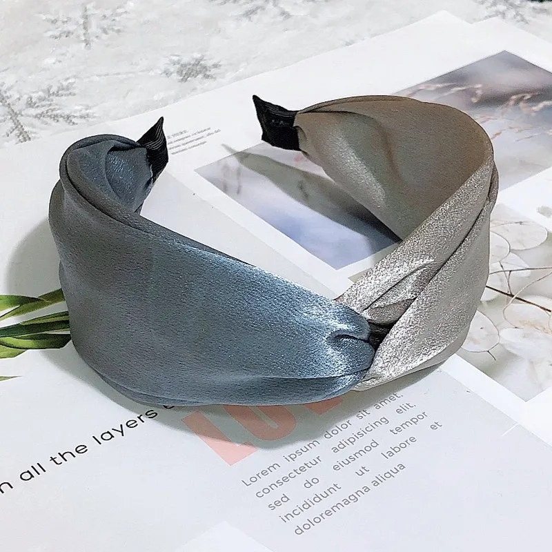 

1PC New Fashion Women's Headband Classic Solid Hairband Hairbands Turban Cross Knot Hair Hoop Hair Accessories