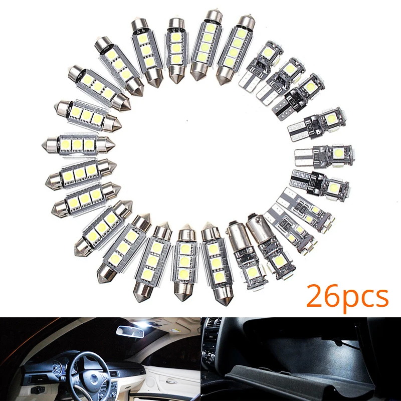 26 шт./компл. высококачественный комплект верхнего освещения для салона