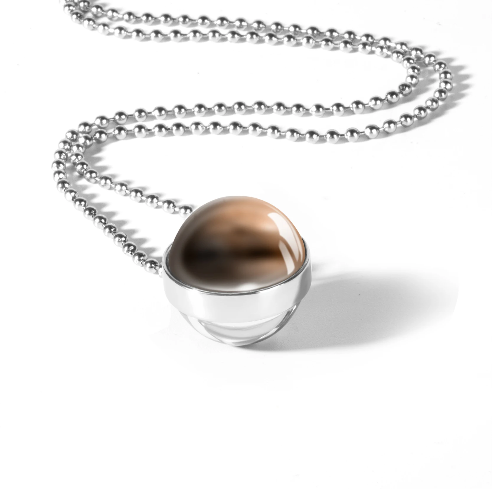 Ожерелье для женщин и мужчин двустороннее колье с кулоном в виде планеты