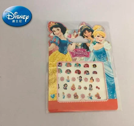 Snow White Замороженная Эльза Русалка и Анна Макияж игрушка наклейки для ногтей s игрушка Дисней Принцесса Девушка наклейки игрушки для детей маленький подарок - Цвет: Snow White