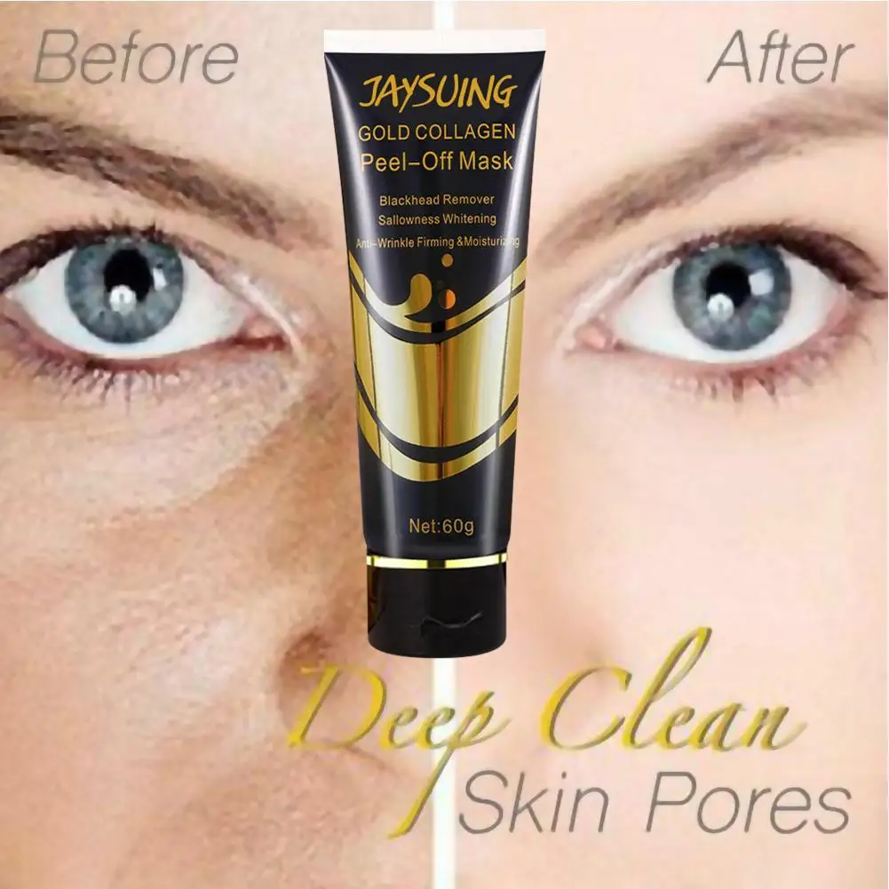 Hot Sell Gold Mask Collagen Face Anti Aging Whitening Wrinkle Lifting Smooth Tear Peel Off Masks Skin Care New |