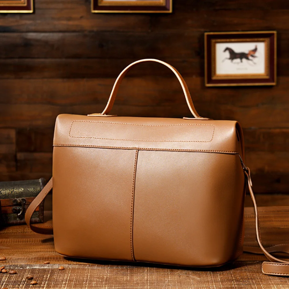 Vintage Women Handbag Soft PU Leather Luxury Shoulder Bags Ptgirl Wide Strap Crossbody Large Capacity Tote For | Багаж и сумки