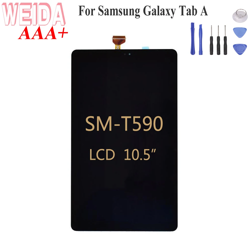 WEIDA lcd Replacment 10," для Samsung Galaxy Tab A 10,5 SM-T590 T590 ЖК-дисплей с сенсорным экраном в сборе