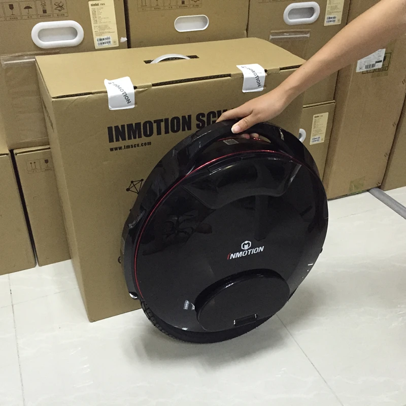 2020 Original INMOTION V8 Unicycle Self Balancing Scooter With Decorative Lamps 30km/h Monowheel One Wheel Electric Hover Board | Спорт и