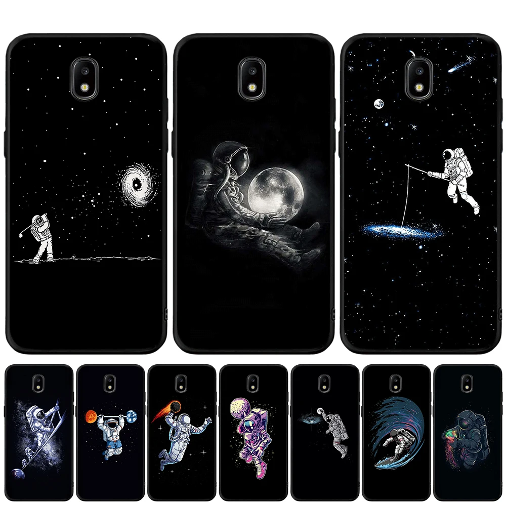 Вселенная Astronaul планета мягкие чехлы из ТПУ для Samsung Galaxy J3 J5 J7 2016 2017 чехол телефона