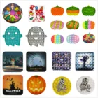 Хэллоуин тематика Pop It Push Bubble фиджет-игрушки взрослые игрушки для снятия стресса сжимаемая Игрушка антистресс популярные игрушки антистресс сжимаемые подарки