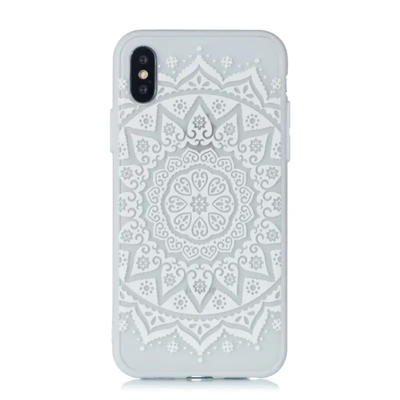 12 JFWEN чехол с кружевными цветами для iphone XS Max X 8 7 Plus XR Чехол Жесткий PC чехол для телефона s для iphone X 7 8 6S Plus 5 5S SE чехол - Цвет: 12