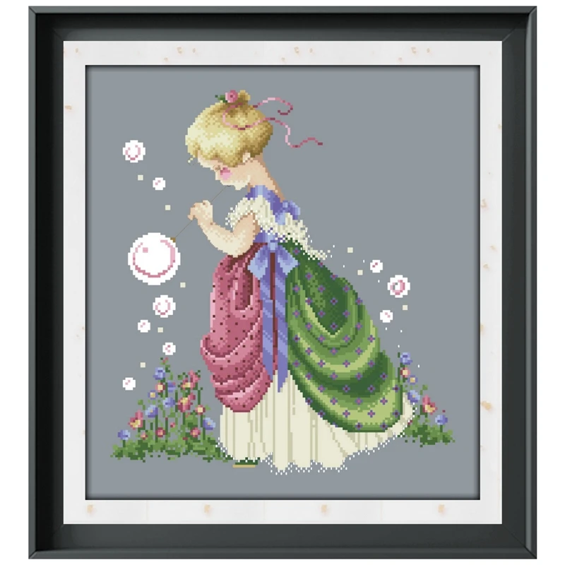 

Набор для вышивки крестиком, вышивка из темно-серого холста с волшебным рисунком, 18 карат, 14 карат, 11 карат, «сделай сам»