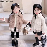 girl jacket thick warm kids clothes winter children jackets for baby boy outerwear coat toddlers 80130 fleece