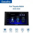 Автомобильный радиоприемник Dasaita, 10,2 дюйма, HD экран, 1 din, Android 10,0, для Toyota RAV4, GPS, 2018, 2019, навигация TDA7850, 1280*720, MAX10