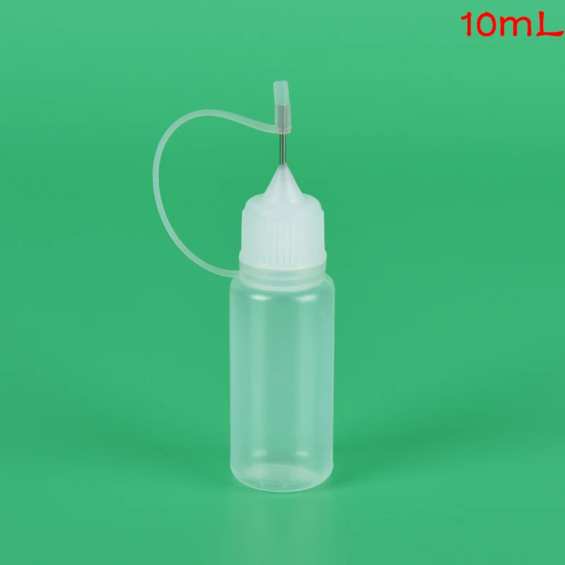 1 шт. 10 мл пустая сжимаемая бутылка игла наконечник иглы выдавливание крышка с