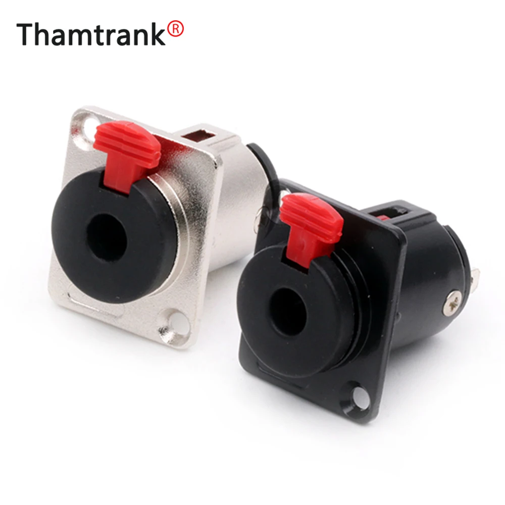 10 шт. двухфункциональный профессиональный разъем для динамика с никелированным