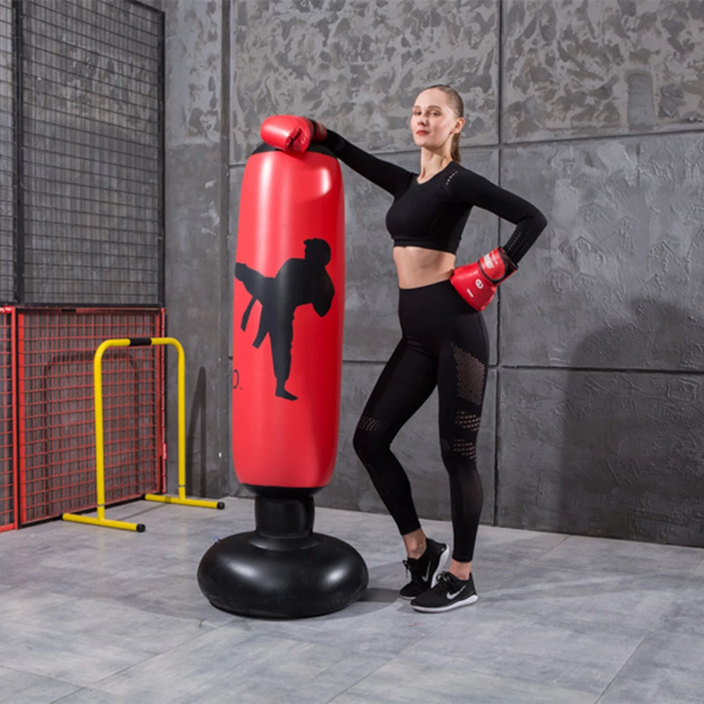

Inflatable Target Adult Boxing Column Tumbler Inflatable Fitness Vertical Boxing Column Inflatable Punching Bag