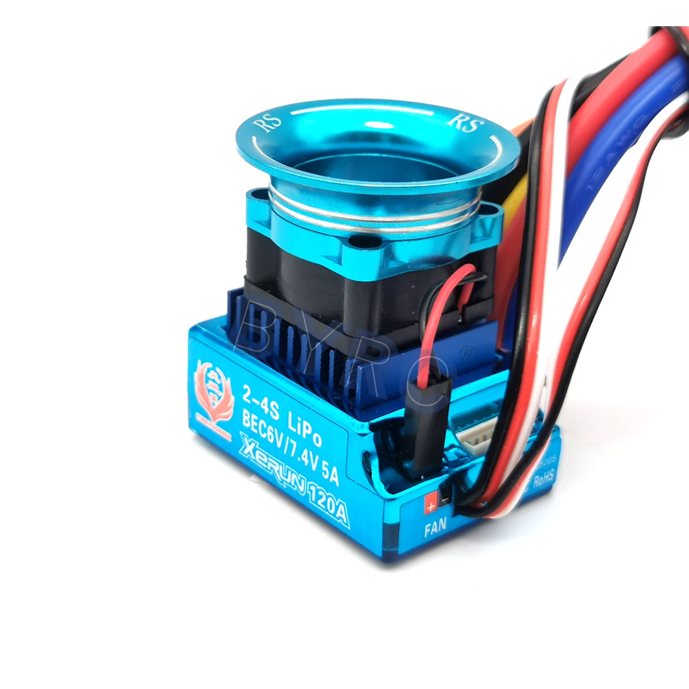 Металлический мотор ESC крышка вентилятора охлаждения канал для дрифтовой машины