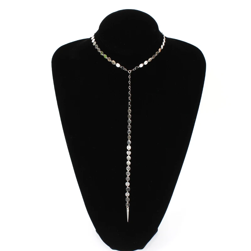 Бижутерия в богемном стиле золотого цвета женские монета ожерелье подвеска на