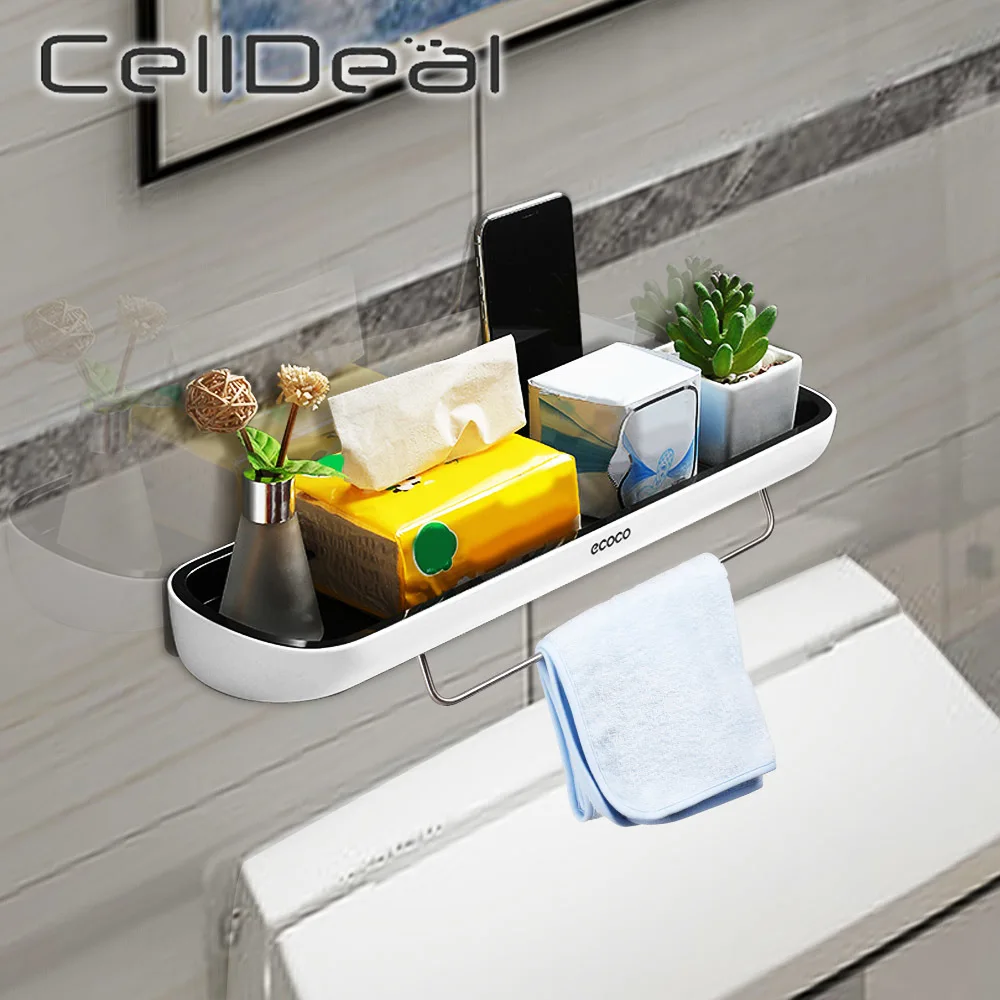 

Клейкая полка-органайзер для ванной комнаты, настенный стеллаж для хранения шампуня, специй, душа, держатель для полотенец, аксессуары для в...