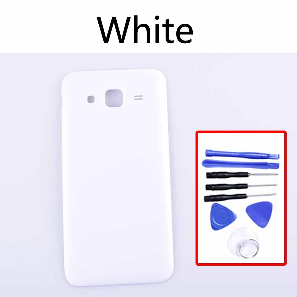 White-With tool J5 для Samsung Galaxy J5 j500 J500H J500FN J500F J500M housing корпус крышка батареи задняя крышка чехол задняя дверь шасси - Цвет: White-With tool