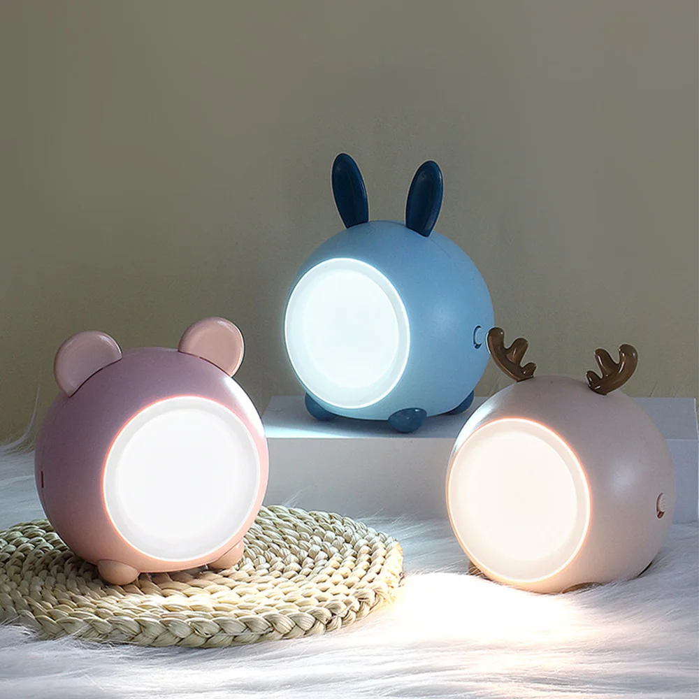

Cartoon Night Light Lovely Dimming Baby Bedroom Bedside Lights Eye Protection LED Table Lamp Home Decoration Children'S Gifts