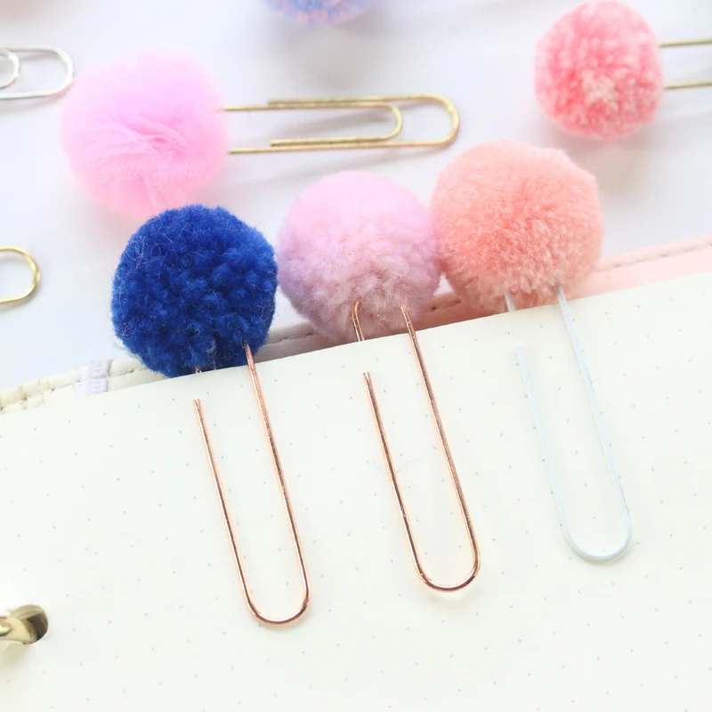 Domikee оригинальный креативный фетровый металлический цветной индекс скрепки