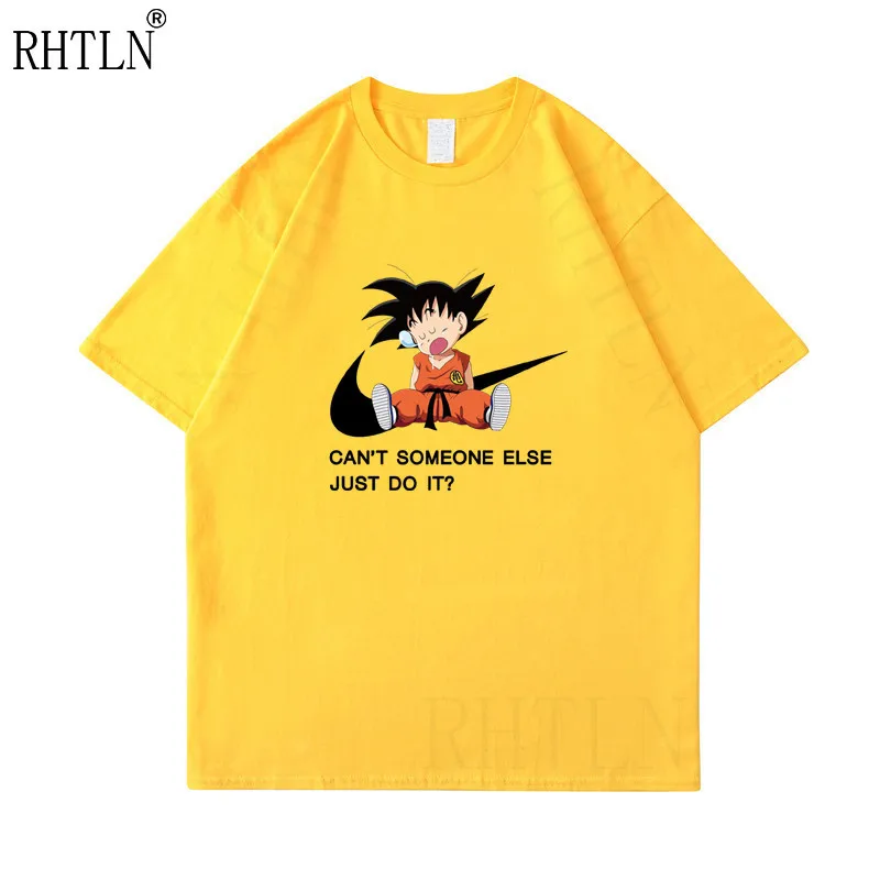 Футболка с принтом Dragon Ball летняя мужская футболка в европейском и американском