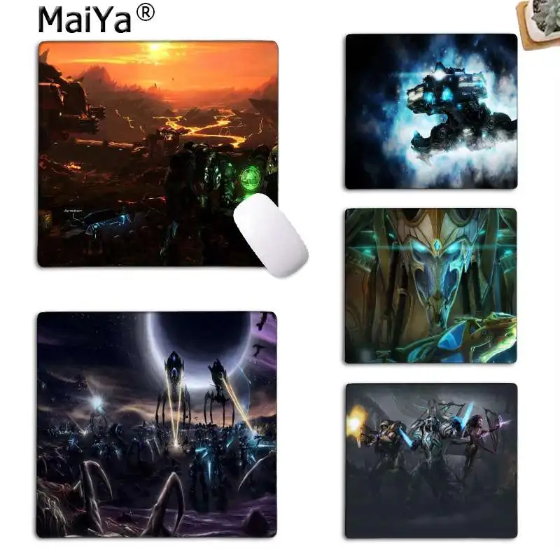 Новая игровая прикольная клавиатура MaiYa starcraft 2 гладкий коврик для мыши рабочий