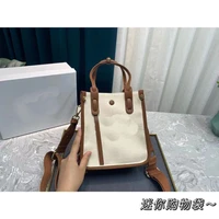 100308 with logo top design fashion trend one shoulder messenger large capacity casual printing all match shopping bag