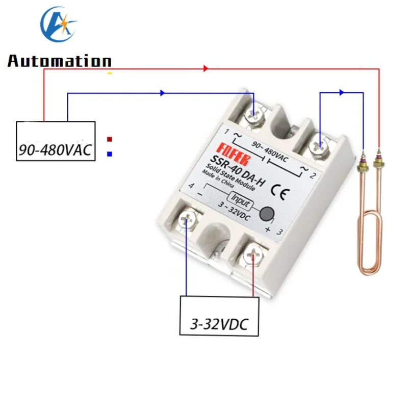 Твердотельное реле SSR-10DA-H 10A на самом деле 3-32V DC - 90-480V AC SSR 10DA 15DA 25DA 40DA твердотельный