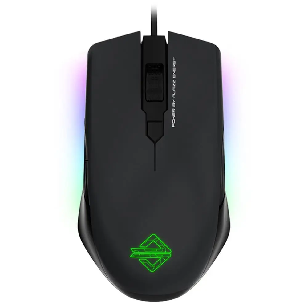 Ajazz AJ903 Ajazz AJ903 Проводная игровая мышь 16000 dpi RGB Освещение мыши 32 бит 50 г ускорение настраиваемый макро Программирование ПК геймерская мышь - Цвет: Ajazz AJ903