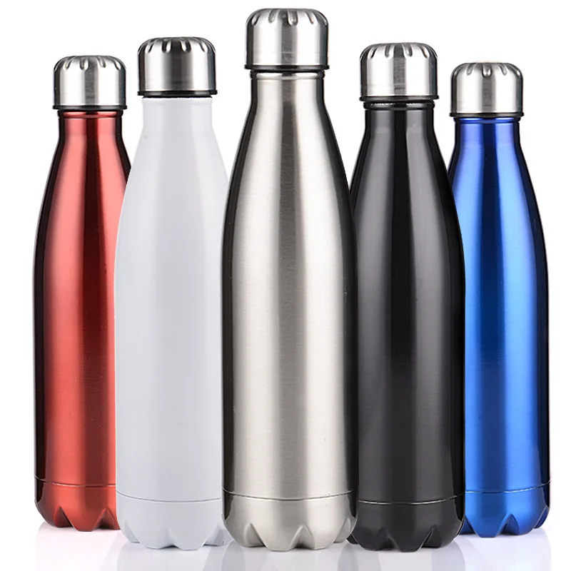 

350/500/750/1000ml Double-Wall Insulated Vacuum Flask Stainless Steel Water Bottle Cola Water Beer Thermos for Sport Bottle