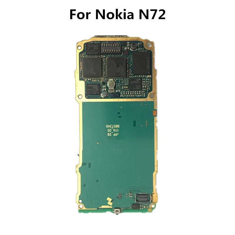 Полнофункциональная разблокированная материнская плата Nokia N72 MB плата|Платы для
