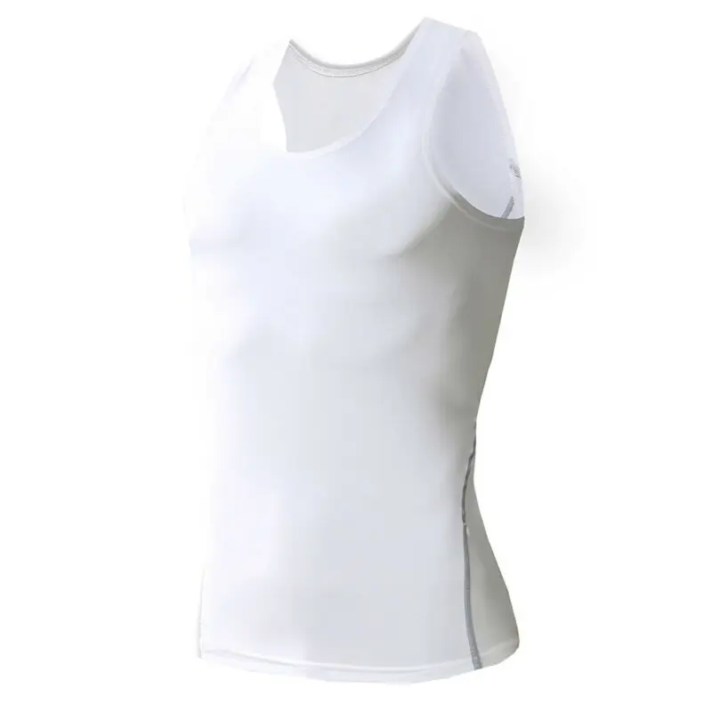 

Men Compression Base Layer Skinny Tank Tops Gym Fitness Sports Training T-Shirt