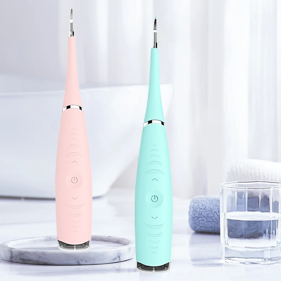 

Portable Electric Sonic Dental Scaler Tooth Calculus Remover Tooth Stains Tartar Tool Dentist Teeth Whitening Toothbrush USB