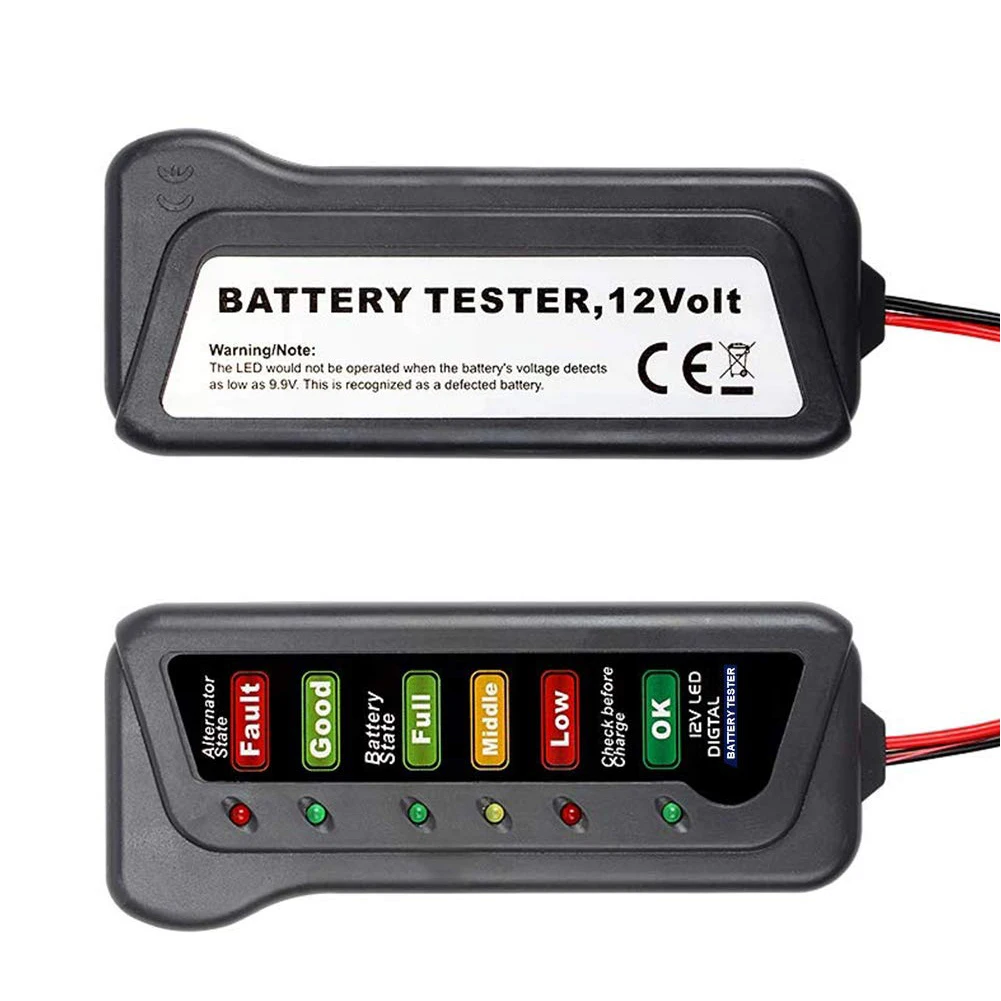 

12V Digital Car Battery Tester 803 Multi Functions Tester for Car Motorcycle Motorbike Portable Battery Alternator Tester Exact