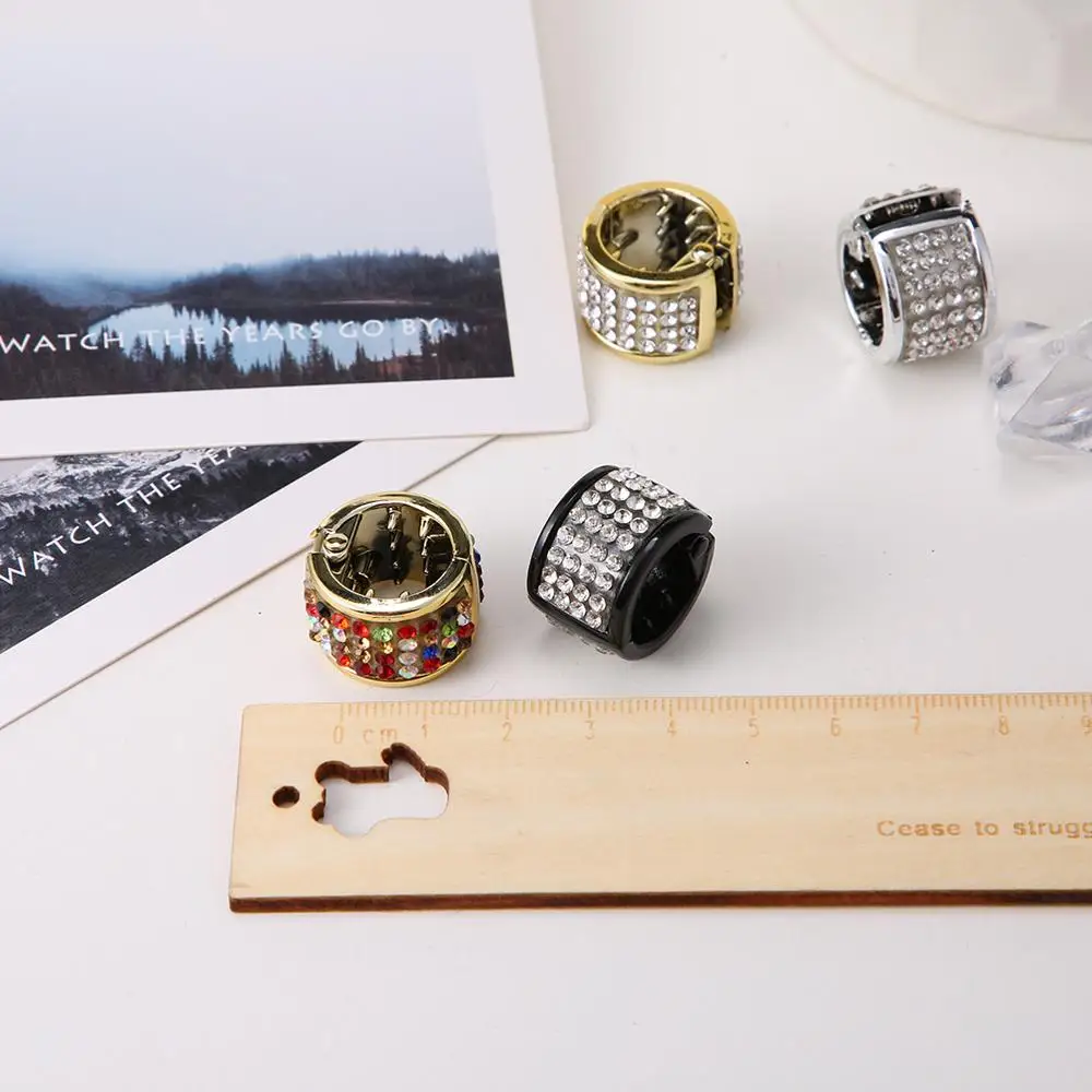 M MISM Золотой Серебряный Openable дреды аксессуары для волос мини конский хвост