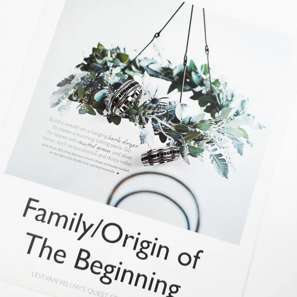 Кольцо Вечность черное серебро 2019 пробы классическое элегантное модное