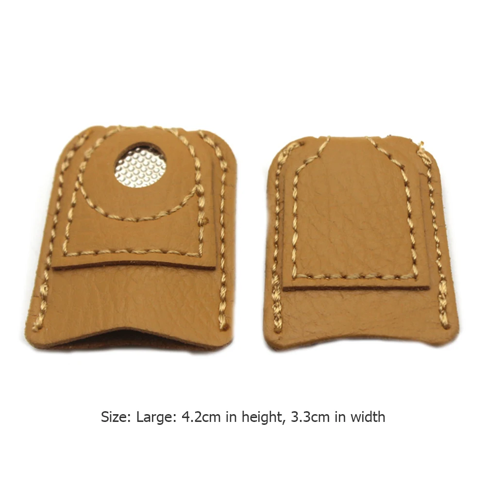 1 шт. кожаный наперсток для монет мягкая рукоделие накладка на палец наконечник