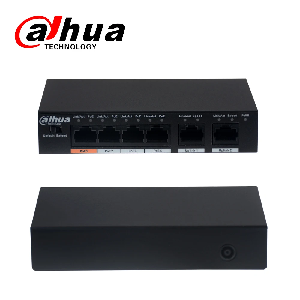 Сетевой видеорегистратор Dahua 4ch коммутатор питания через Ethernet DH S1500C 4ET2ET DPWR 4CH с 250 м