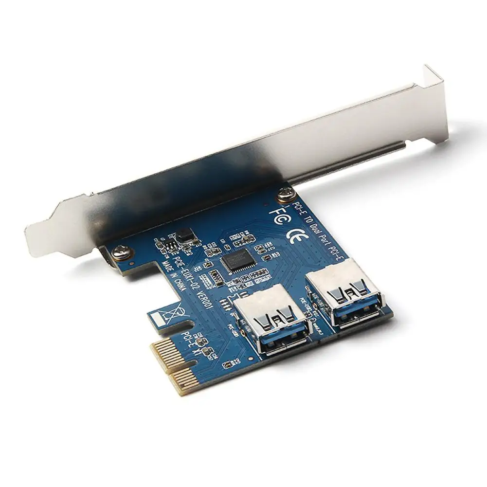 BEESCLOVER 2 порта PCI-E к USB 3 0 концентратор 5 Гбит/с адаптер расширения для настольных