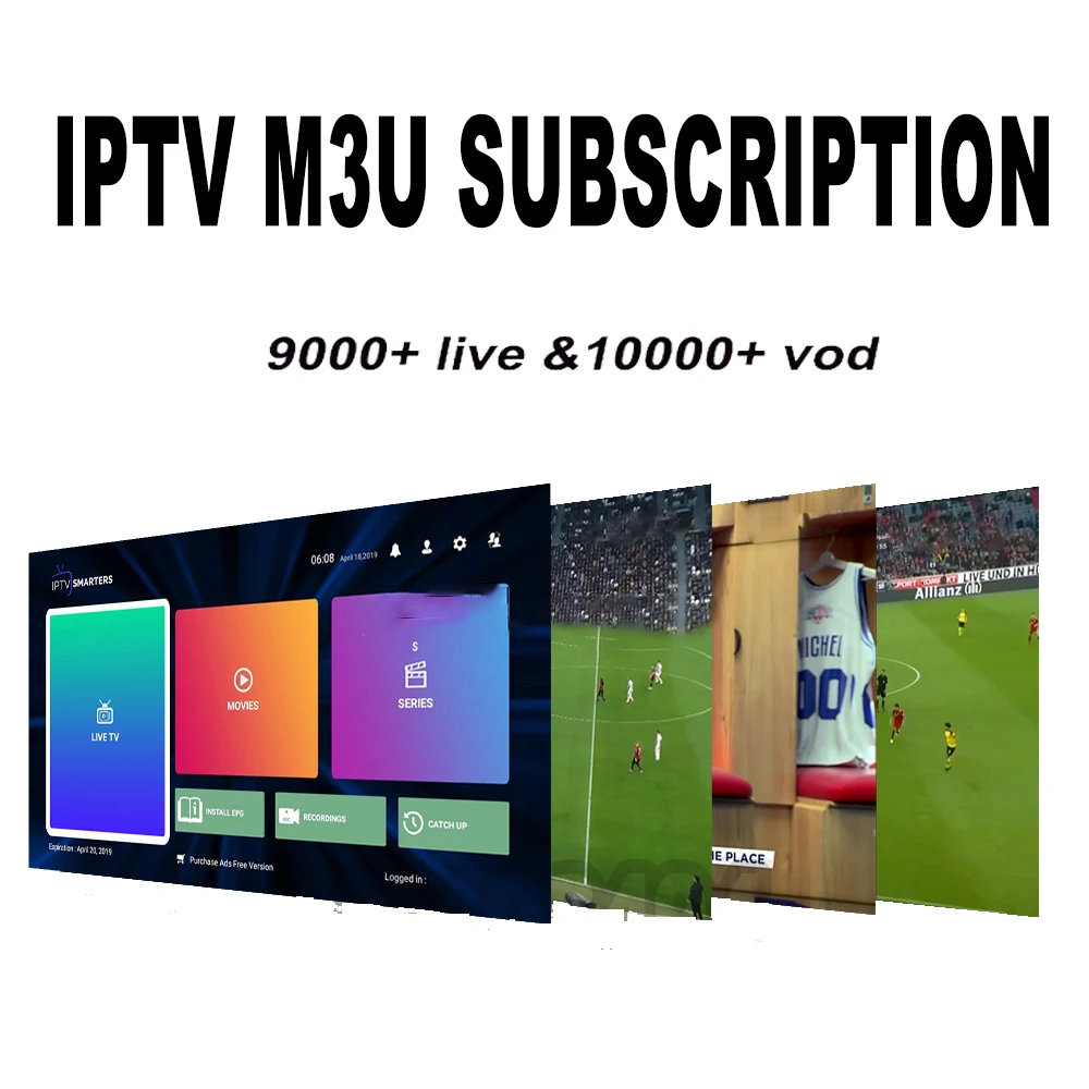 Глобальная стабильная 1 год IP ТВ-приставка Испания Великобритания для Smart TV M3U