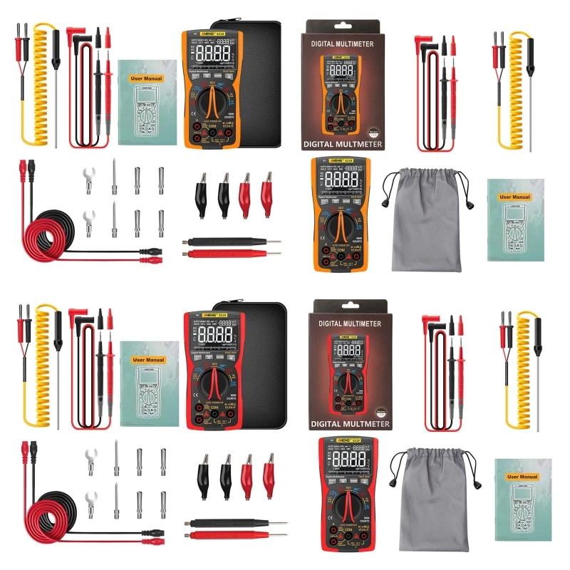 

Smart Digital Multimeter 9999 Counts True RMS Transistor NCV Tester LCR Meter Y5JA