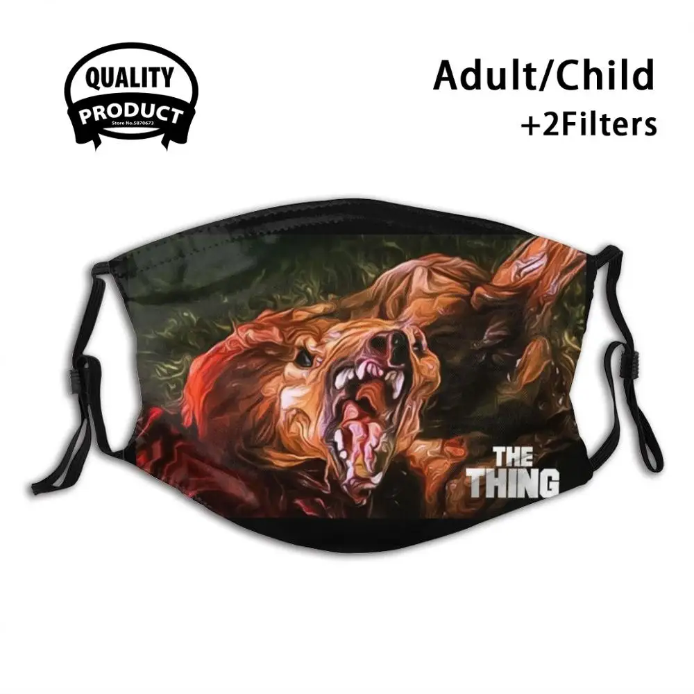 

Антипылевая маска для лица The Thing плотника моющийся фильтр повторно используемая штука Джон плоттер ужас классический фильм