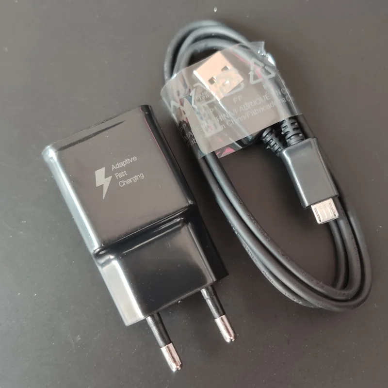 Для Samsung S4 S5 S6 S7 Edge адаптивный адаптер для быстрой зарядки 5V2A Micro USB кабель и