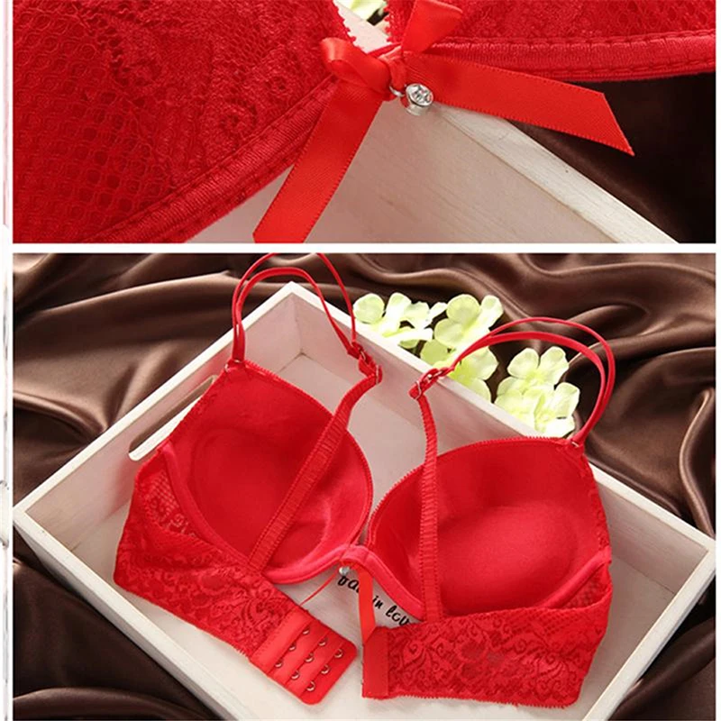 Модное кружевное привлекательное тонкое нижнее белье с глубоким V-образным